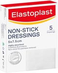 Elastoplast Non-Stick Wound Dressings 5 Pack 5cm x 7.5cm