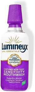 Lumineux Sensitivity Mouthwash 16 Oz. - Fluoride Free, Certified Non-Toxic - NO Alcohol, Artificial Colors, SLS Free, & Dentist Formulated