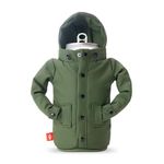 Puffin - The Raincoat Jacket - Insulated 12 oz Can Cooler I Beer Bottle & Soda Can Insulator, Keep Drinks and Beverages Cold - Olive Green