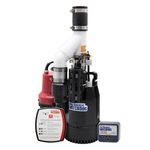 THE BASEMENT WATCHDOG Combo Model CITE-33 1/3 HP Primary and Battery Backup Sump Pump System with 24 Hour a Day Monitoring Controller