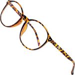 ATTCL Unisex Blue Light Blocking Glasses for Reduce Headache [ Anti Eye Fatigue ] Non-Prescription Lens Eyeglasses 1133 Leopard