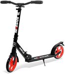 Hurtle Renegade Kick Scooters for Kids Teenagers Adults- 2 Wheel Kids Scooter with Adjustable T-Bar Handlebar - Alloy Anti-Slip Deck - Portable Folding Scooters for Kids with Carrying Strap