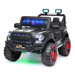 Luusa Thunder Battery Operated Jeep for Kids, Ride on Toy Kid Car with RGB Windshield Light & Music | Electric Jeep Battery Cars | Baby Big Car for Kids to Drive 3 to 8 Years Boys Girls