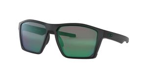 Oakley Men's OO9397 Targetline Square Sunglasses, Matte Black/Prizm Jade Polarized, 58 mm