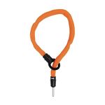 ABUS frame lock insert chain IvyTex Adaptor Chain 6KS - Bicycle lock with dirt and moisture repellent cover - 6 mm strong chain - Orange, 100 cm