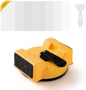 Double-Sided Tapping Floor Repair Tool:with 5PCS Sticky Pads & Removal Tool,4.6" Enhanced Suction Cup,DIY Floor Gap Repair for Laminate Hardwood Vinyl Floors L-Size