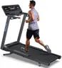 WELLFIT Auto Incline Treadmill, 15% Incline Heavyduty Treadmill with Pulse Sensor, 4.5HP, 10 MPH, 500 lbs Capacity, 20'' x 55'' Running Area Treadmills with Bluetooth Player & LED Display
