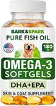 BARK&SPARK Omega 3 for Dogs - 180 F