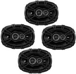 KICKER DSC6930 6x9-Inch (160x230mm) 3-Way Speakers, 4-Ohm Bundle