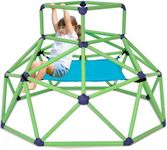 Zupapa Monkey Bars Climbing Dome with Hammock - Sturdy & Portable Jungle Gym with Hammock for Kids, Backyard Playset for Toddlers, Active Outdoor Fun for Kids, Lightweight & Easy Assembly