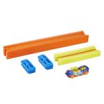 Hot Wheels Track Builder Unlimited Basic Track Pack Starter Set For Add-On Builds With 10 Track Pieces, 9 Connectors & One 1:64 Scale Hot Wheels Car For Kids Aged 6 Years Old & Up