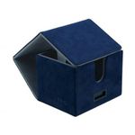 Ultra Pro - Vivid Alcove Edge Deck Box (Blue) - Protect and Store up to 100 Double Sleeves Standard Size Cards, Perfect for Sports Cards, Gaming Cards & Collectible Trading Cards