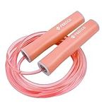 FEECCO Jump Rope for Kids, Pink and