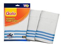 Gala Microfiber Advance Floor Cleaning Cloth(Pocha) for Mopping - White, Pack of 2 (163054)