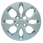 Netco Unbreakable Silver 14 inch Wheel Cover/caps for Hyundai Grand i-10, Set of 4 pc