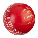 Ram Cricket Poly Soft Ball - Coaching Training Ball - Box of 6 – Firm Construction with Realistic & Consistent Bounce – Embossed Seam for Enhanced Feel and Grip – Weighted to Mimic Real Cricket Ball