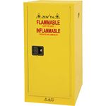 Flammable Storage Cabinet, 16 gal., 1 Door, 23" W x 44" H x 18" D