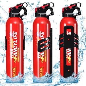 FancyLife Fire Extinguisher for Home Kitchen Car Vehicle, Non-Toxic Water-Based Fire Extinguishers for House with Mounting Bracket, Portable Small A B C K Fire Extinguisher, WBEA-620, 3 Pack