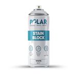 Polar Stain Block Wall & Ceiling Primer Spray, White 400 ml - Ideal for Interior Wood, Walls & Ceilings - Prevent & Permanently Cover Stains & Watermarks from Resurfacing (Pack of 1)