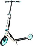 Hudora Scooter for Adults - Folding Adult Scooters Adjustable Height, Scooters for Teens 12 Years and up, Kick Scooter for Outdoor Use, Lightweight Durable All-Aluminum Frame