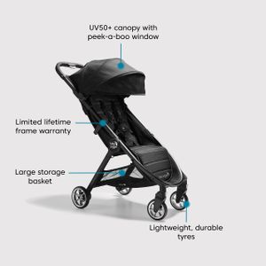 Baby Jogger City Tour 2 Stroller – Lightweight Compact Fold