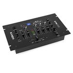 Vonyx STM2500 5-Channel DJ Mixer with Bluetooth & USB MP3 Player - Professional Audio Mixer with Mic Inputs, Phono, Line Switching, and Crossfader for Live Performances and Studio, DJ Music Mixer