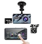 4" LCD Touch Screen 2 in 1 DashCam 