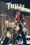 Tupac Posters 2Pac Poster Motorcycle Photo Photo 90s Hip Hop Rapper Posters for Room Aesthetic Mid 90s 2Pac Memorabilia Rap Posters Music Merchandise Merch Cool Wall Decor Art Print Poster 12x18