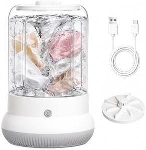 Easy Partner Mini Washing Machine, 3L Compact Small Laundry Washer for Underwear, Socks etc.(White)