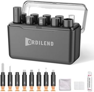 Ordilend for iPhone Cleaning Kit for Charging Port Cleaner, Multi-Tool iPhone Cleaner Repair Lightning Cable,Phone Cleaning Kit for iPhone,iPad,Connectors,Speaker, Airpod Cleaner Kit with Storage Case