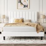 Allewie Queen Bed Frame/Velvet Upho