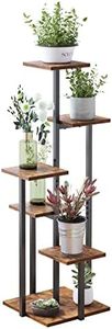 VonDream 5 Tier Plant Stand Indoor, Tiered Plant Stands for Indoor Plants Multiple, Corner Flower Stand for Living Room, Multi-Layer Vintage Design Plant Shelf
