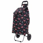 Hoppa 57Ltr Lightweight Shopping Trolley 2024 model, Hard Wearing & Foldaway Push/Pull Cart for Easy Storage With 1 Year Guarantee