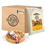 OldSoul Belgian Waffle Mix | Vanilla Flavour | Soy & Nut free | 30 lbs | 168 Waffles