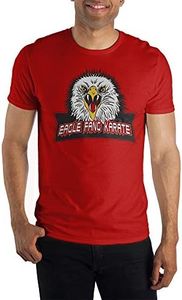 Eagle Fang Karate Cobra Kai Series Mens Red Shirt-L