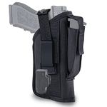 MCCC Outside The Waistband Belt Holster for Full-Size Handguns with Light or Laser, Right or Left Hand Concealed Carry Airsoft Universal Accessories