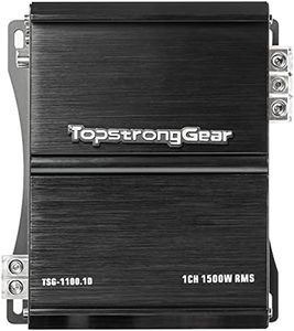 TOPSTRONGGEAR 1 Ohm 1500 Watts Class D Full Range Mono Block Amplifier, 1/2/4 Ohm Stable, Remote Subwoofer Control, Subwoofer Amplifiers