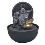 Lesser & Pavey Indoor Fountain, Buddha Water Feature, One Size