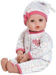 Adora Playtime Dot 13 inch Baby Doll with spotty sleeper, hat and Bottle