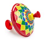 Bigjigs Toys Tin Spinning Top, Kids Toys, Spinning Toys, Spinning Toys For Austism, Musical Toys, Spinners For Kids, Toys For 3 Year Olds, Cause And Effect Toys