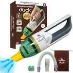 Duck Compact Cordless Vacuum by Horsepower, Gold Edition, Ultra-Powerful Upgraded Battery for Extra-Long Run Time, AS-SEEN-ON-TV, Strong Suction, Easy to Store, Portable & Rechargeable. Home & Auto