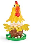 Game Zone Pluck It - Interactive Chicken Game for 2-4 Players Ages 4+ - Develops Hand-Eye Coordination and Strategic Thinking Skills!