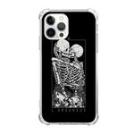 Kissing Skull Couple Case Compatible with iPhone 12 and iPhone 12 Pro, Skull Skeleton Lovers Valentine Case for iPhone 12 and iPhone 12 Pro for Teens Men and Women, Trendy Cool TPU Bumper Cover Case