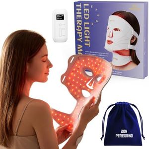 Red Light Therapy Mask for Face and Neck Full Coverage by DON PEREGRINO