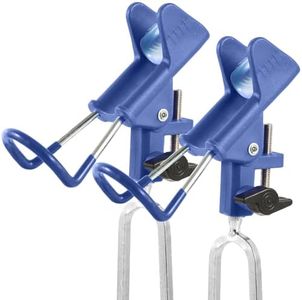 Tripquips Fishing Rod Holder for Bank Fishing, Upgraded 2 Pack Fishing Pole Holders for Ground, 360° Degree Adjustable Rod Holder, Fishing Gift for Men Fishing Gear and Equipment-Blue