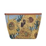 Signare Tapestry Womens Bags inspired by Vincent van Gogh, Sunflower (MAKEUP-ART-VG-SUNF)