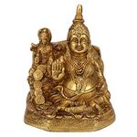 Kartique Brass Kuber with Laxmi MATA Idol - Gold Finish, 6 Inch Height -2 Kg Big Size for Home Decor, Wealth Attraction, and Spiritual Gift