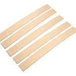 Replacement Support Wooden Slats for Metal Bed Frame Holders Kits Bundles Available in Two Lengths-Cut to The Length of Your Choice (5 Slats Pack)(39.3"X2.08"X0.33")