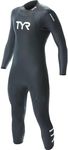 TYR Men's Long Sleeve Hurricane Wetsuit Cat 1, Black, Small