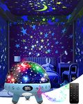 YACHANCE Baby Night Light Star Projector for Children Kids Baby Lights Toys for Boys Gifts White Noise Machine for Baby with 29 Soothing Sounds.Sound Machine Baby